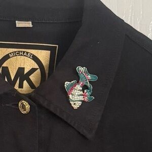 3 brooches for $25. Rhinestone enamel small tropical fish brooch